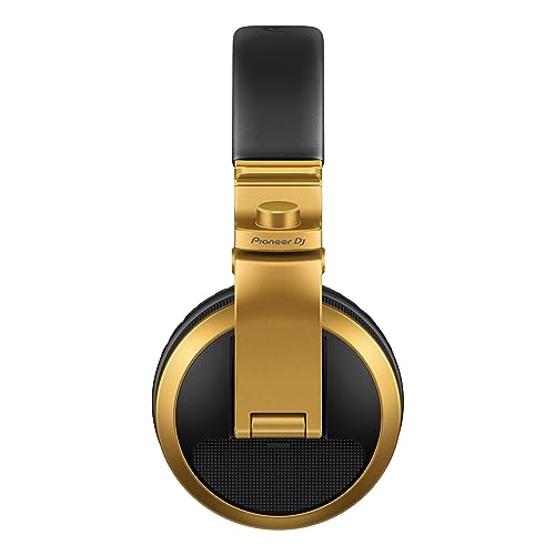 Gold Pioneer DJ Bluetooth Headphones with Detachable Cable