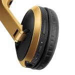 Gold Pioneer DJ Bluetooth Headphones with Detachable Cable