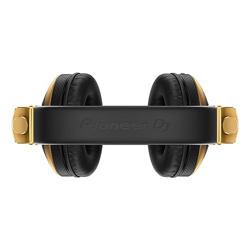 Gold Pioneer DJ Bluetooth Headphones with Detachable Cable