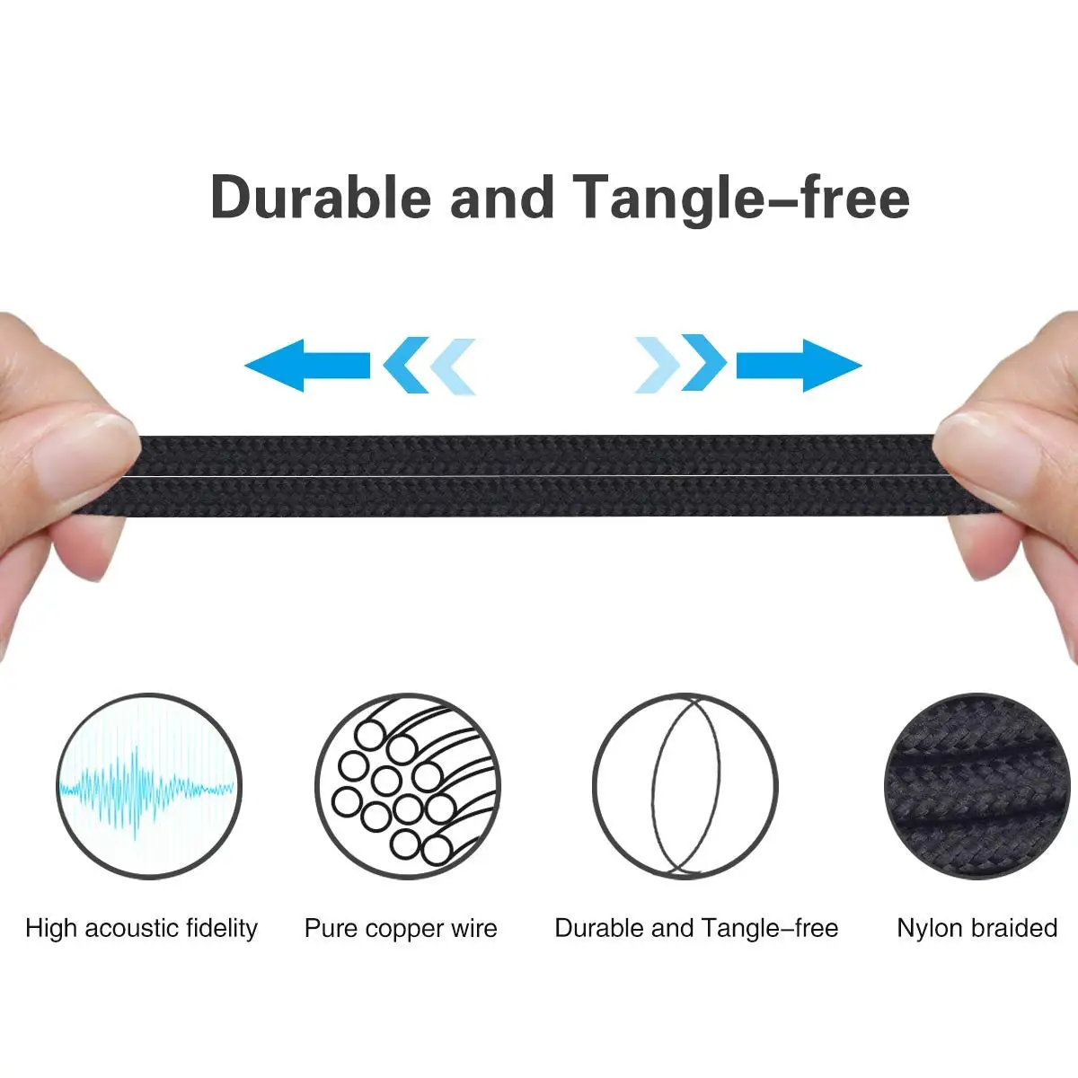 Braided Cable Extension for Urbanears Headphones