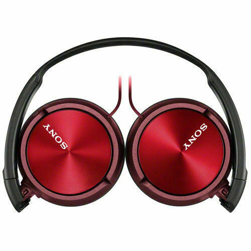 Sony DJ Style Lightweight Headphones (Red)