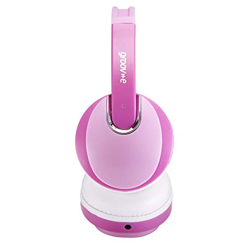 Groove KIDZ Bluetooth Headphones for Kids - Pink