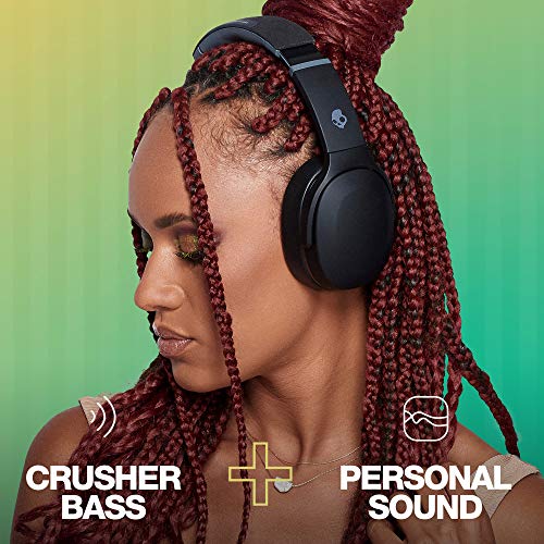 Skullcandy Crusher Evo Wireless Bluetooth Over-Ear Headphones - Black