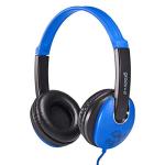 Kidz On-Ear Blue DJ Headphones with Soft Ear Pads