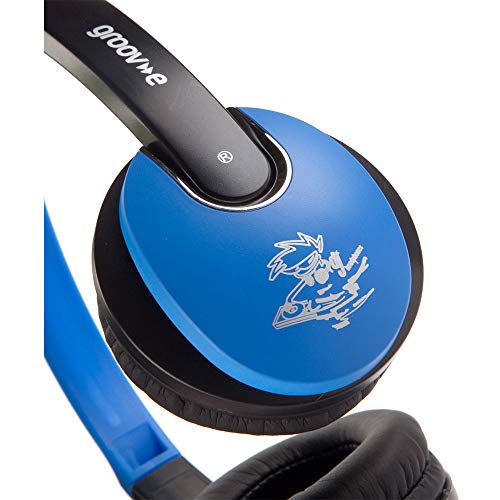 Kidz On-Ear Blue DJ Headphones with Soft Ear Pads