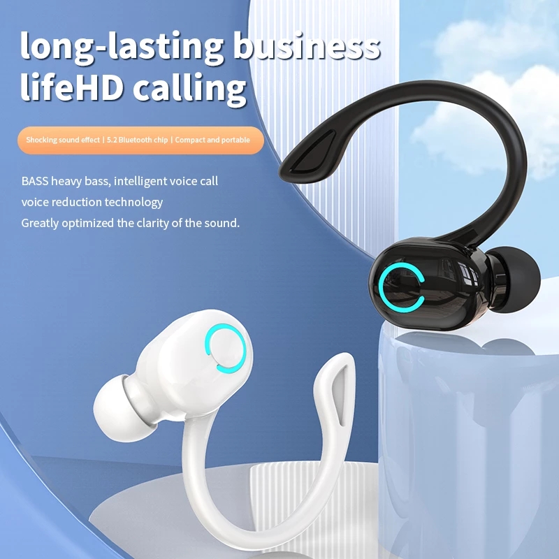 Waterproof Wireless Bluetooth Earbuds with Mic & Sports Fit