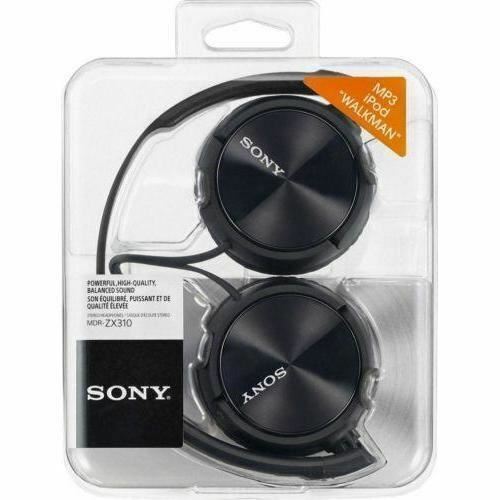 Sony ZX310 On-Ear Headphones - Black