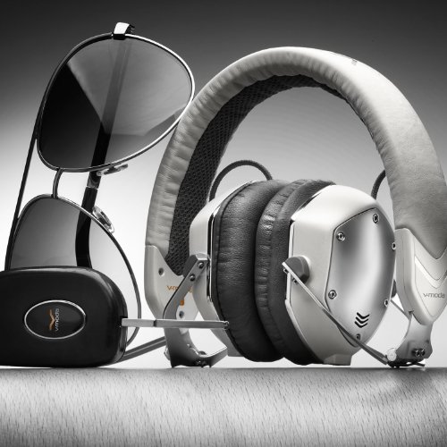 V-MODA XS On-Ear Metal Headphone (White Silver)