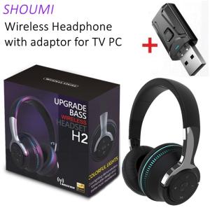 Bluetooth TV headphones with noise canceling
