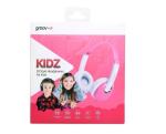 Pink Kidz On-Ear DJ Headphones with Adjustable Headband