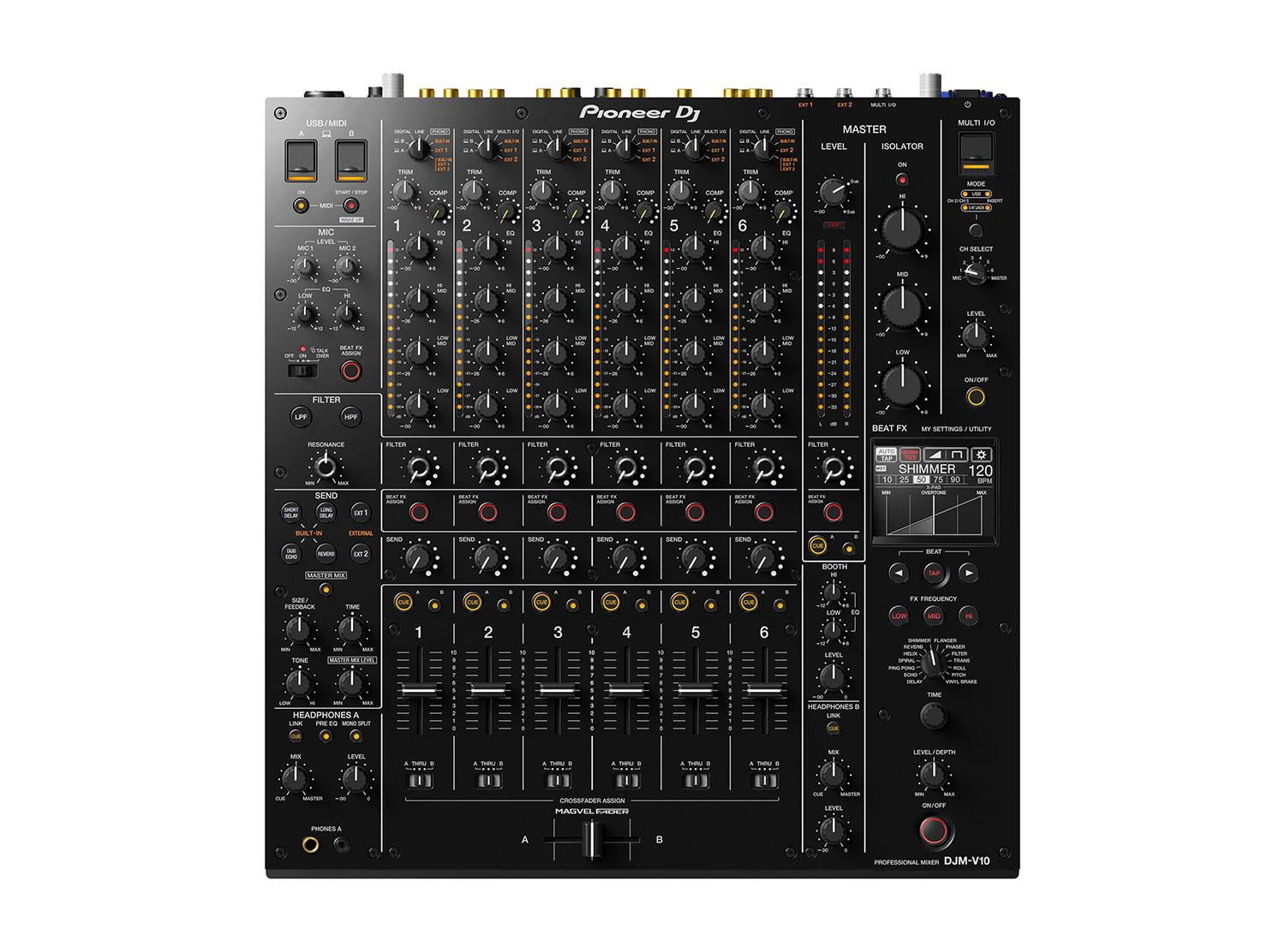 Pioneer DJ DJM-V10 6-Channel Mixer for DJs