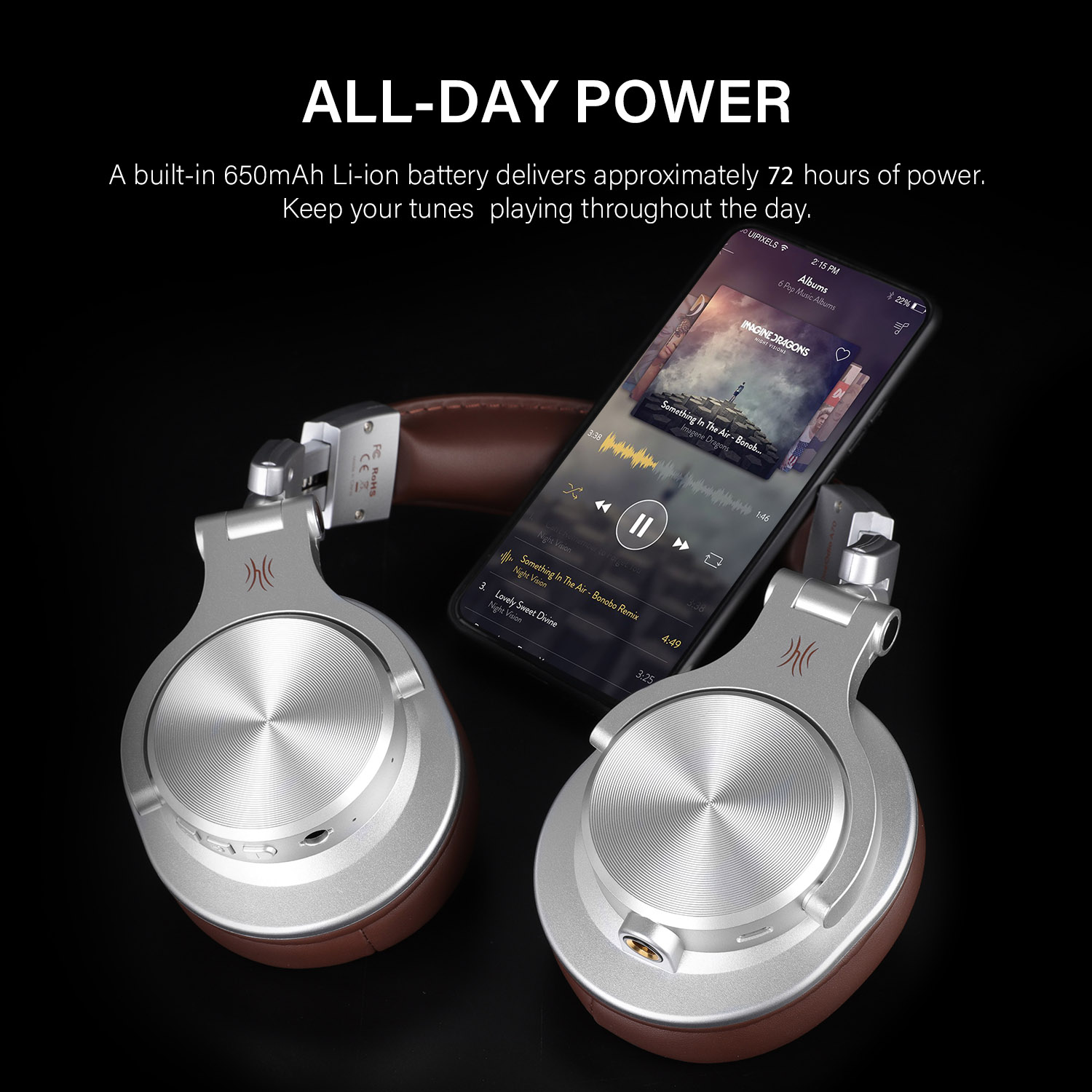 Oneodio A70 Fusion Bluetooth DJ Headphones