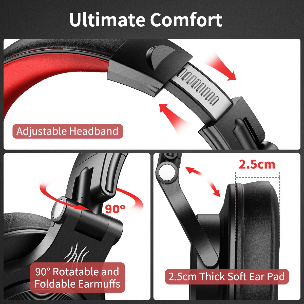 Oneodio A71 Wired Over Ear DJ Headphones