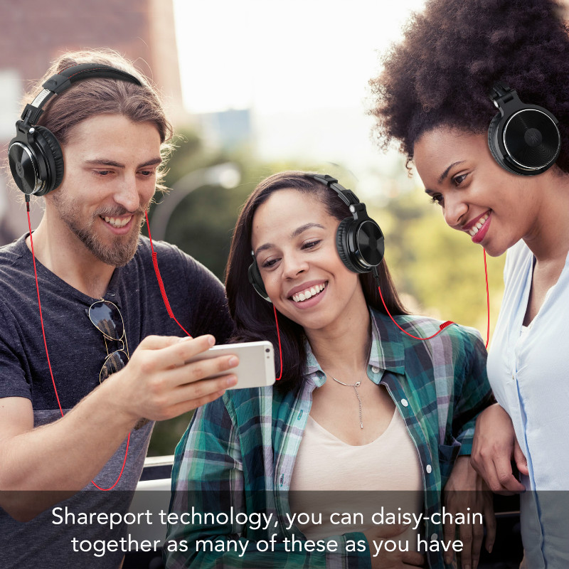 Oneodio DJ Headphones with Mic for Devices