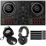 Pioneer DDJ-200 DJ Controller with Headphones and Bag