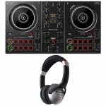 Pioneer DJ DDJ-200 and Headphones Package