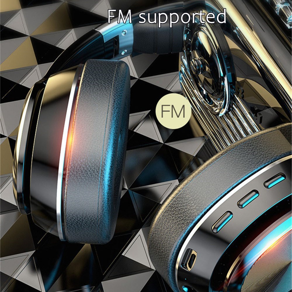 Shoumi Wireless Bluetooth Headphone with Mic and FM