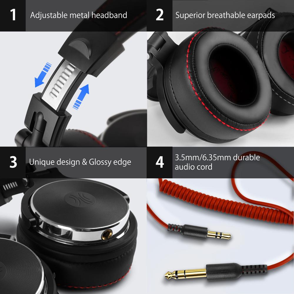 Oneodio Professional DJ Headphones with Mic