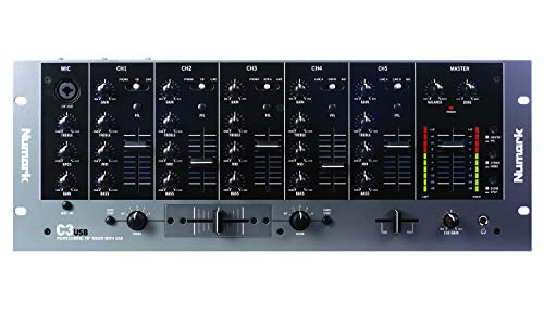 Numark C3USB 5-Channel DJ Mixer with USB Interface