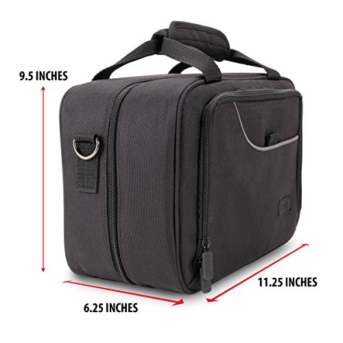 USA GEAR DJ Mixer Bag with Custom Storage