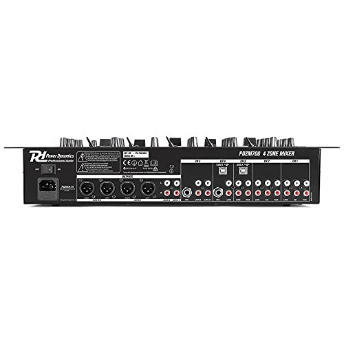 6-Channel USB DJ Mixer with Multi-zone Capability