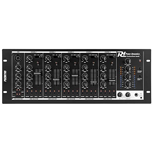 6-Channel USB DJ Mixer with Multi-zone Capability