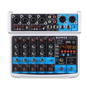 Mini DJ Mixer with USB, Bluetooth and DSP Effects