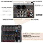 Depusheng DA8 Professional 8-Channel Mixer Console