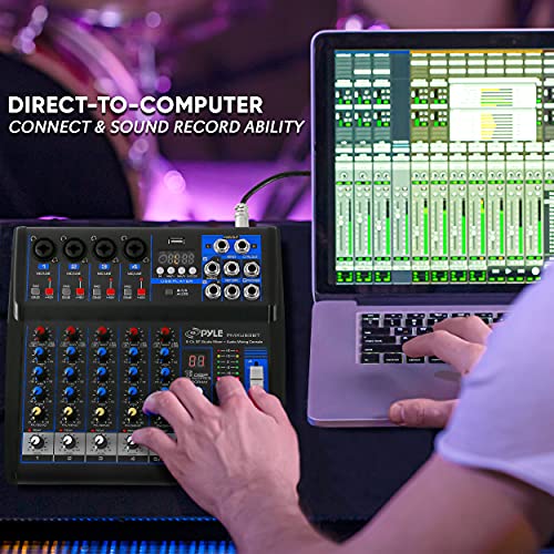 Pyle Audio Mixer System with Bluetooth - PMXU63BT