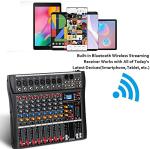 Depusheng DA8 Professional 8-Channel Mixer Console