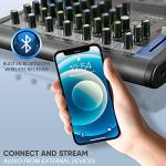 Pyle Audio Mixer System with Bluetooth - PMXU63BT