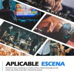 Mini DJ Mixer with USB, Bluetooth and DSP Effects