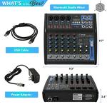 Pyle Audio Mixer System with Bluetooth - PMXU63BT