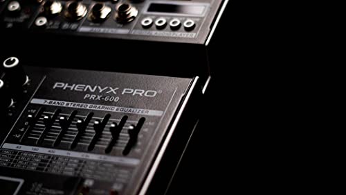 6-Channel DJ Mixer w/Bluetooth & DSP Effects