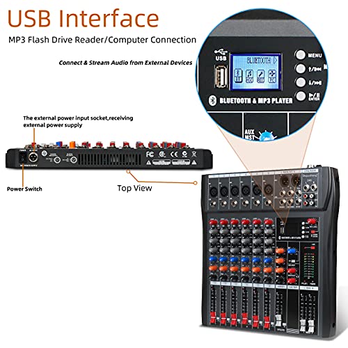 Depusheng DX6 Mixer: Professional, Digital, Monster Sound & More