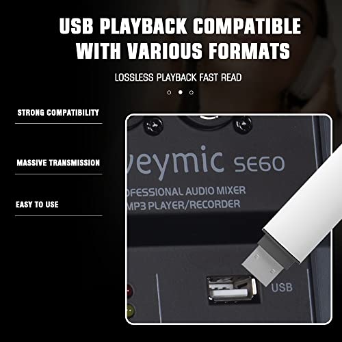 Weymic SE-60 Professional Mixer for DJ Karaoke Recording