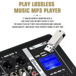 Weymic MX-60 6-Channel Professional Mixer w/ USB & EQ