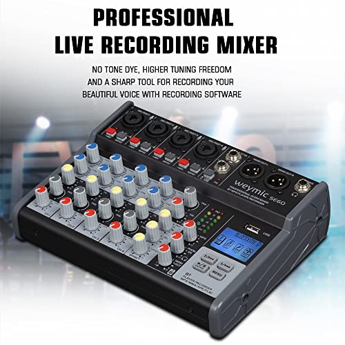 Weymic SE-60 Professional Mixer for DJ Karaoke Recording