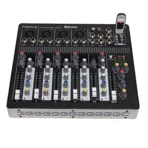 6-Channel Bluetooth DJ Mixer Console for Events