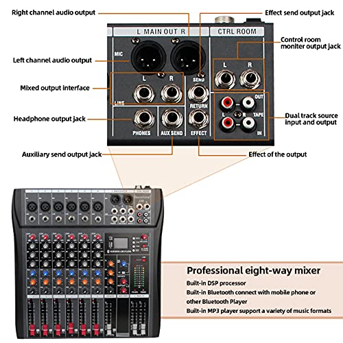 Depusheng DX6 Mixer: Professional, Digital, Monster Sound & More