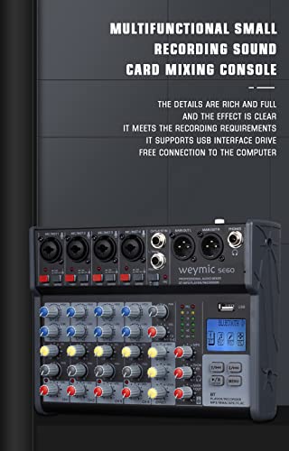 Weymic SE-60 Professional Mixer for DJ Karaoke Recording