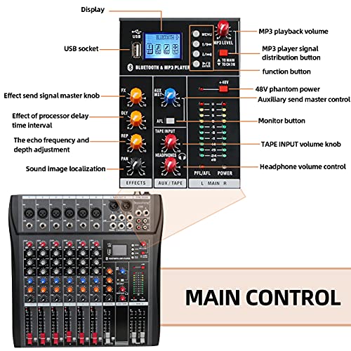 Depusheng DX6 Mixer: Professional, Digital, Monster Sound & More