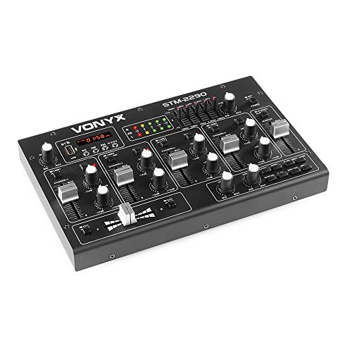 VONYX Bluetooth DJ Mixer with Sound Effects
