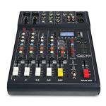 6-Channel Mixer Desk with USB & Bluetooth