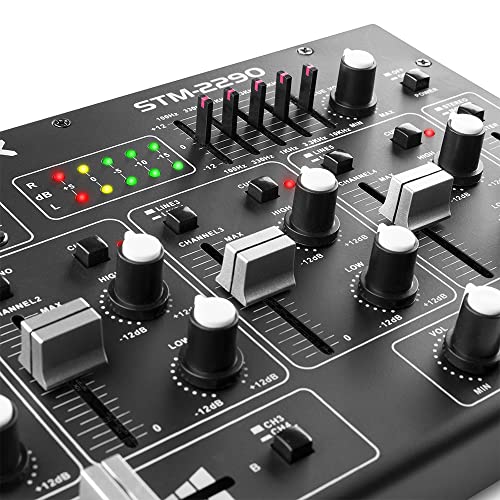 VONYX Bluetooth DJ Mixer with Sound Effects