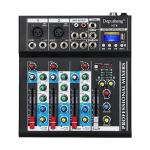 Depusheng HT4 Portable Bluetooth DJ Mixer Console