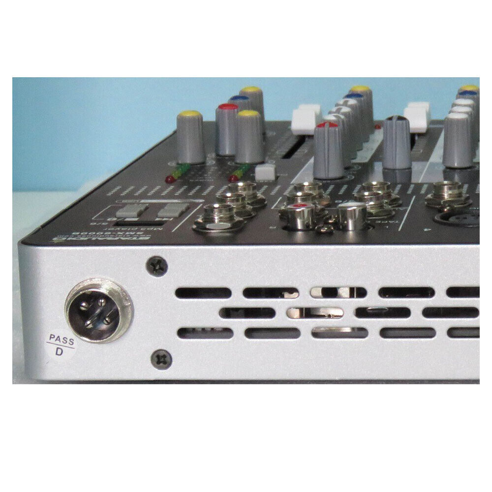 6-Channel Bluetooth DJ Mixer Console for Events