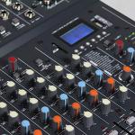 6-Channel Mixer Desk with USB & Bluetooth