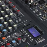 6-Channel Mixer Desk with USB & Bluetooth