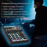 Depusheng HT4 Portable Bluetooth DJ Mixer Console